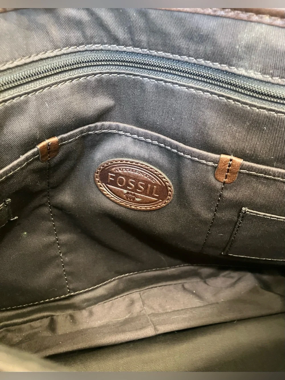 Fossil Men's Estate Harrison Tweed EW Messenger Bag
